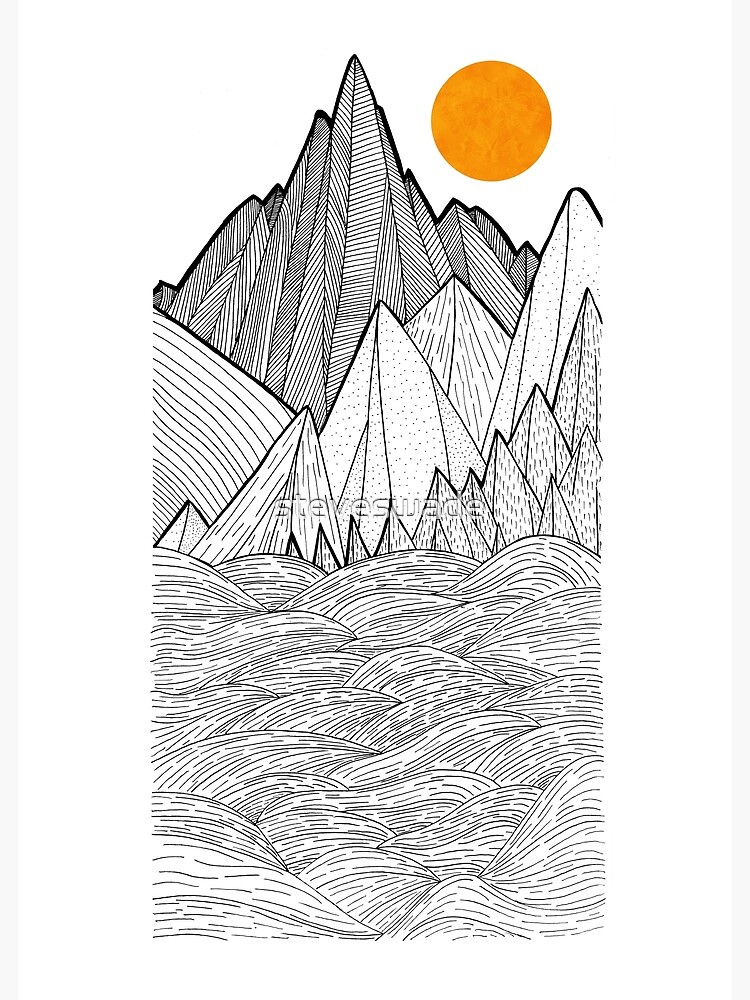 The mountains and the sea under the sun by steveswade