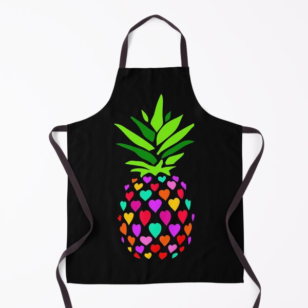 Item preview, Multicolored pineapple with hearts, For summer Aloha Hawaii designed and sold by Dieowl.