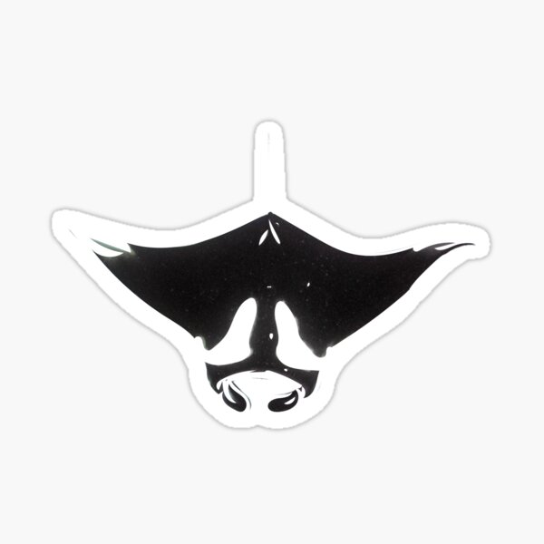 Vista previa del artículo con la obra « Diseño alternativo de Giant Devil Ray White», diseñado y vendido por designsasstultd.