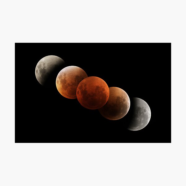 Lunar Eclipse Photographic Print