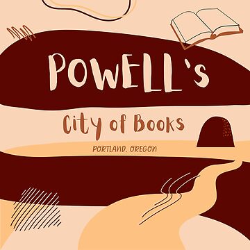 "Powell's City of Books" Sticker for Sale by Mya Dunn | Redbubble