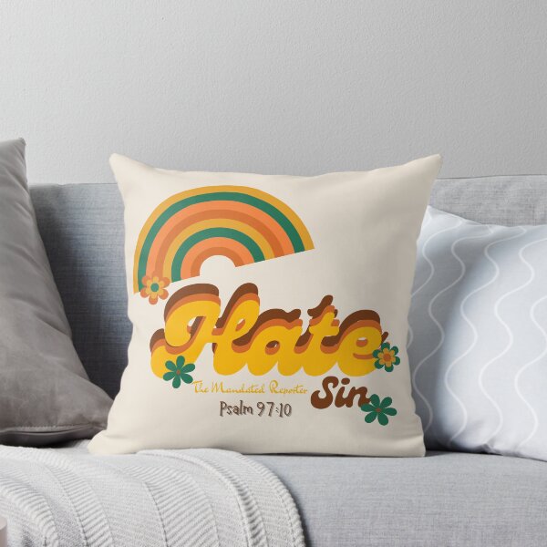 Item preview, Hate Sin Psalm 97:10 - Vintage White designed and sold by TheReporter1.