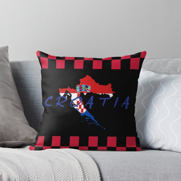 Item preview, Croatia chequey black designed and sold by oxoxoxo.