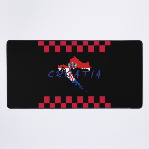 Item preview, Croatia chequey black designed and sold by oxoxoxo.