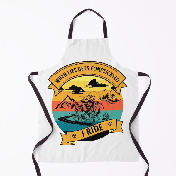 Item preview, When Life Gets Complicated, I Ride designed and sold by agelessfitfreak.