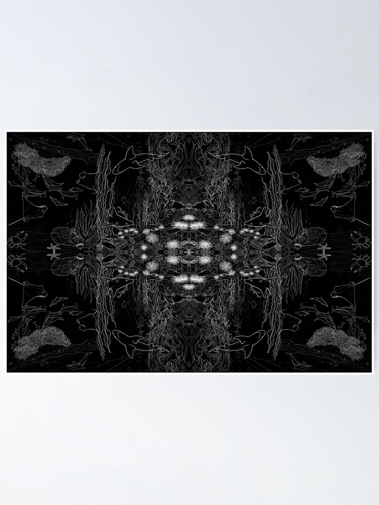 Thumbnail 1 of 3, Poster, Coral Reef Crustaceancore Under The Sea designed and sold by tinaschofield.