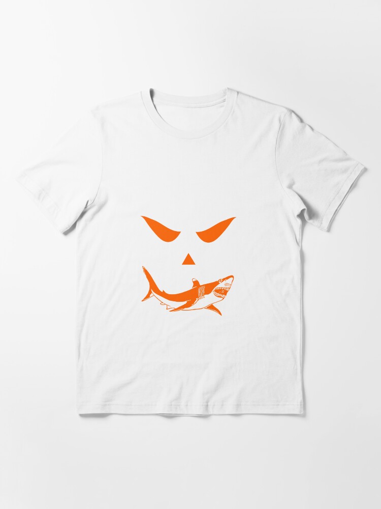 Creepy Pumpkin Face Halloween Lovers' Unisex Baseball T-Shirt