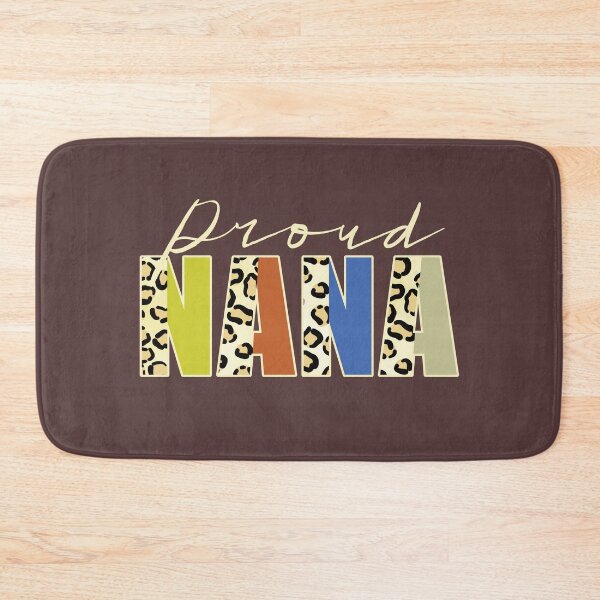 Item preview, Proud Nana Leopard Print Text Retro Family Quote designed and sold by CRHPOD20.