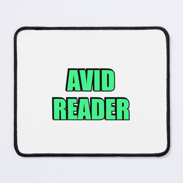 Item preview, AVID READER - I love books - green designed and sold by Inspirationmotivation.