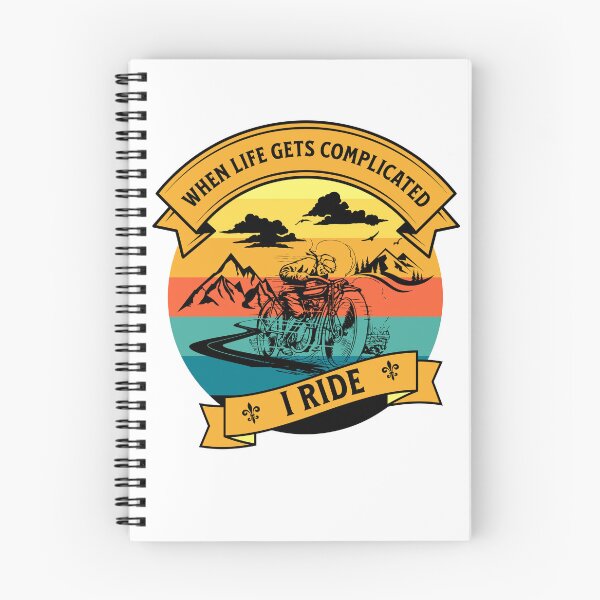 Item preview, When Life Gets Complicated, I Ride designed and sold by agelessfitfreak.