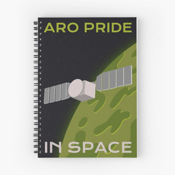 Item preview, Aro pride in space designed and sold by ICantFindMyFish.