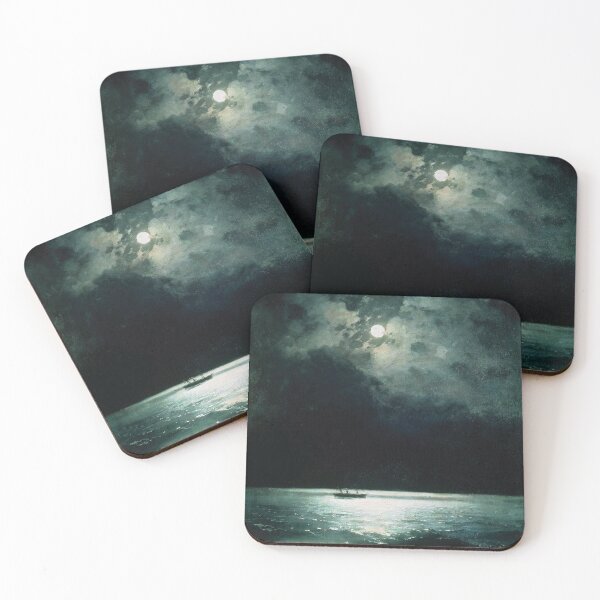 Item preview, Night on the Black Sea by Ivan Aivazovsky designed and sold by theartsycamper.