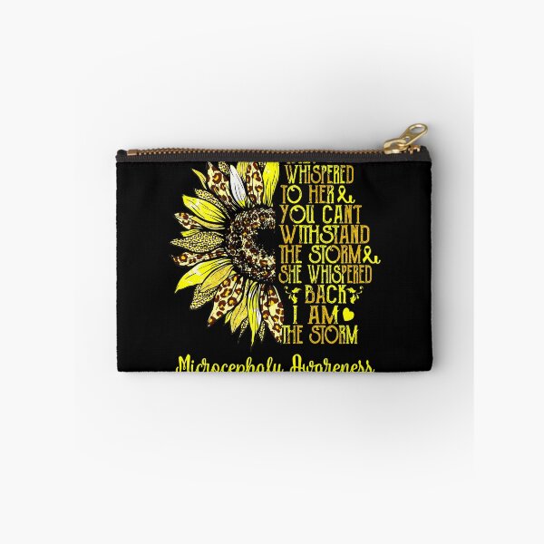 Item preview, I Am The Storm Sunflower Leopard Microcephaly Awareness designed and sold by rechardtee.