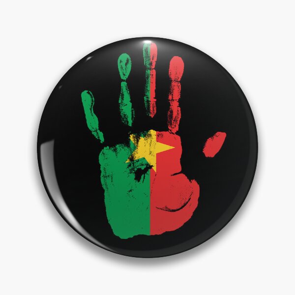 Item preview, Hand Burkina Faso Flag Palm designed and sold by rafaeltto.