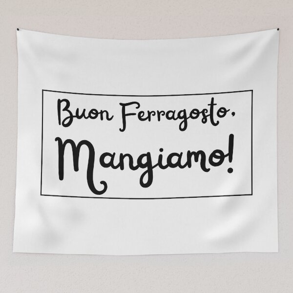 Item preview, Buon Ferragosto Mangiamo! designed and sold by HappyHowler.