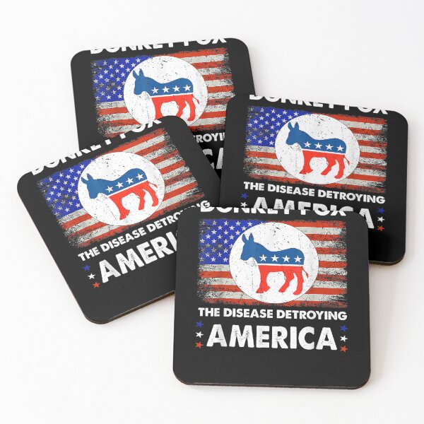 Item preview, Donkey Pox The Disease Destroying America Usa Flag Funny  designed and sold by charalphe.