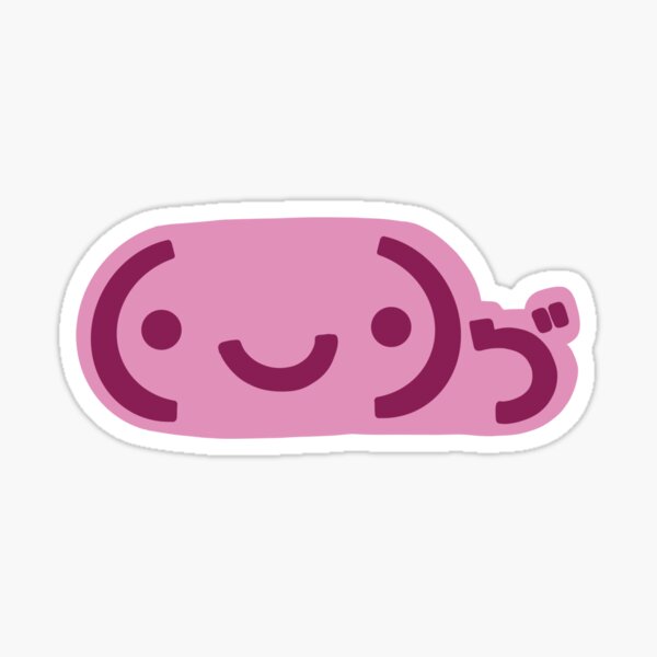 "Pink Smiling Emoticon Dark Mode" Sticker for Sale by Namitaa | Redbubble