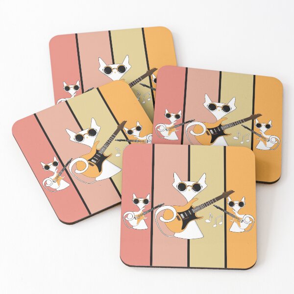 Item preview, Guitarristas Alley Cats Play Rock Guitar designed and sold by adbeel.