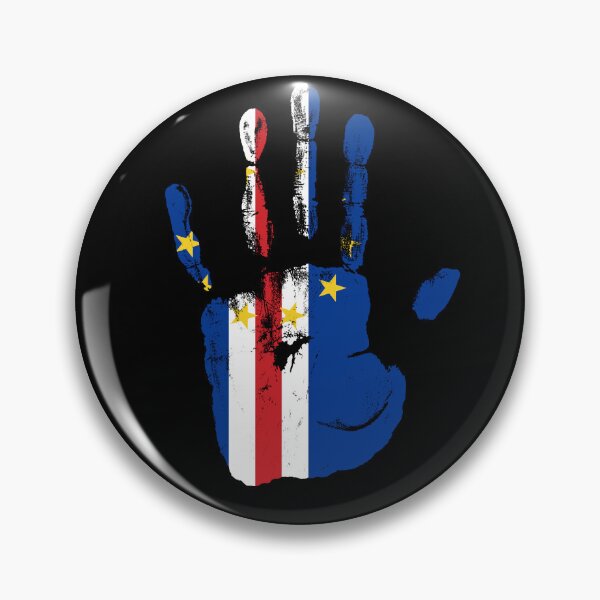 Item preview, Hand Cape Verde Flag Palm designed and sold by rafaeltto.