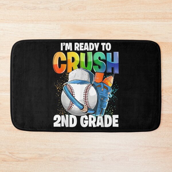 Item preview, I'm Ready To Cursh Second 2nd Grade Baseball Back To School  designed and sold by charalphe.