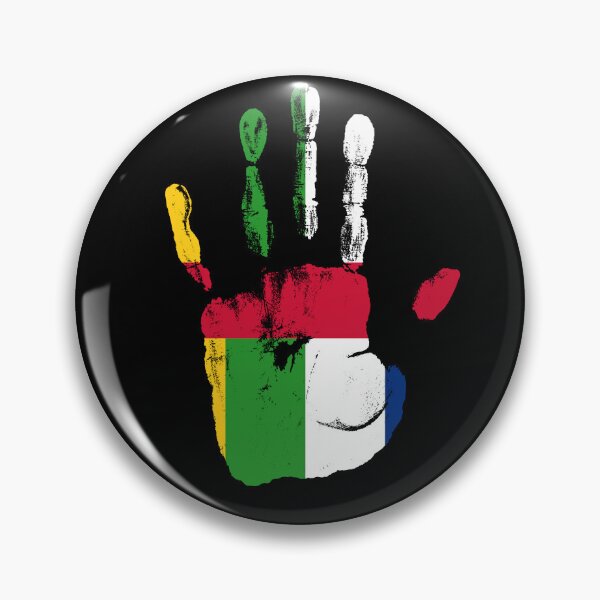 Item preview, Hand Central African Republic Flag Palm designed and sold by rafaeltto.