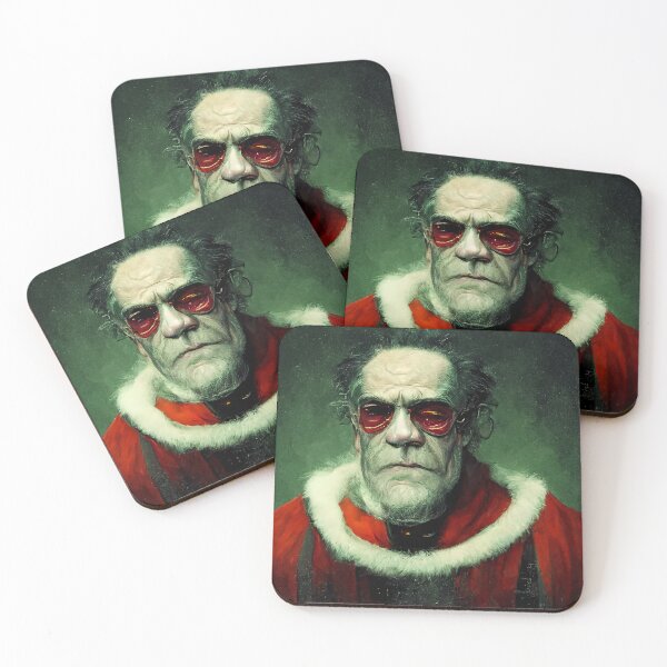 Item preview, Frankenstein Santa designed and sold by Gorilla-Prints.