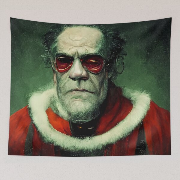 Item preview, Frankenstein Santa designed and sold by Gorilla-Prints.