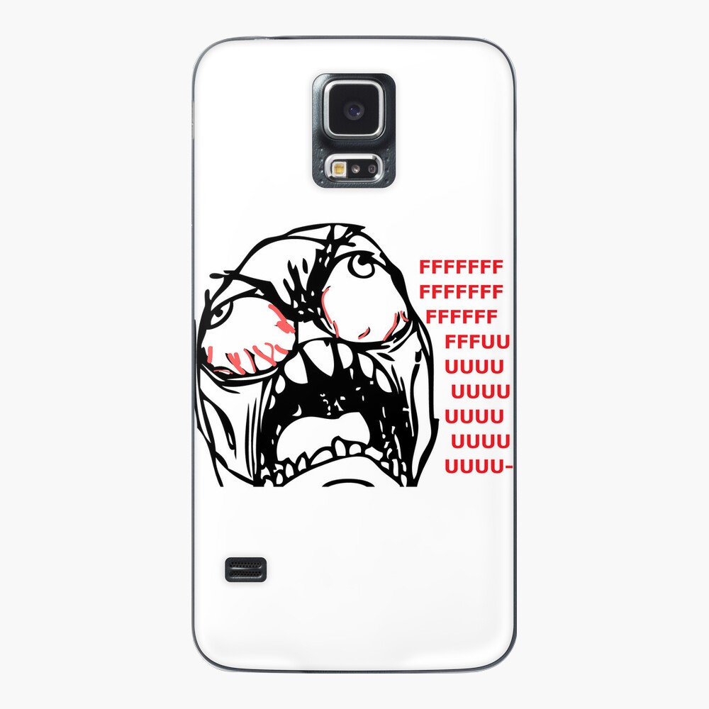  Shock-absorbent Troll Face Trollface Internet 9gag Ok Forum  Geek Sad Meme Rage Okay Case Cover For Sumsang Galaxy S5 Silver Okay :  Celulares y Accesorios