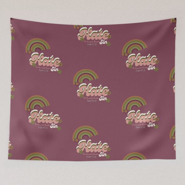 Item preview, Hate Sin Psalm 97:10 - Eggplant designed and sold by TheReporter1.