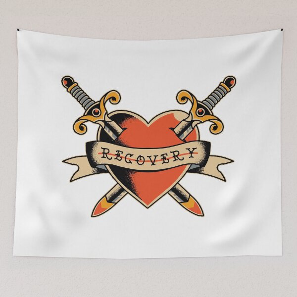 Item preview, Recovery Heart AA NA  designed and sold by AmendApparel.