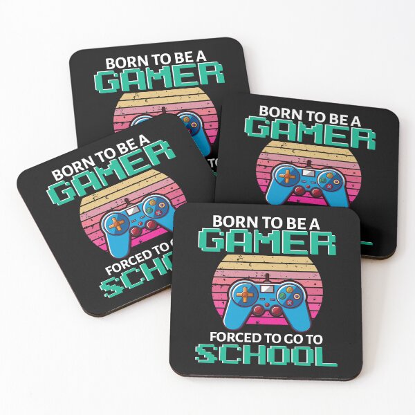 Item preview, Born to Be a Gamer Forced to Go to School T-Shirts designed and sold by Arg Designer.