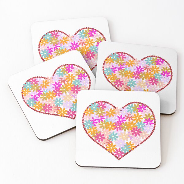 Item preview, heart with flowers designed and sold by nisscreations.