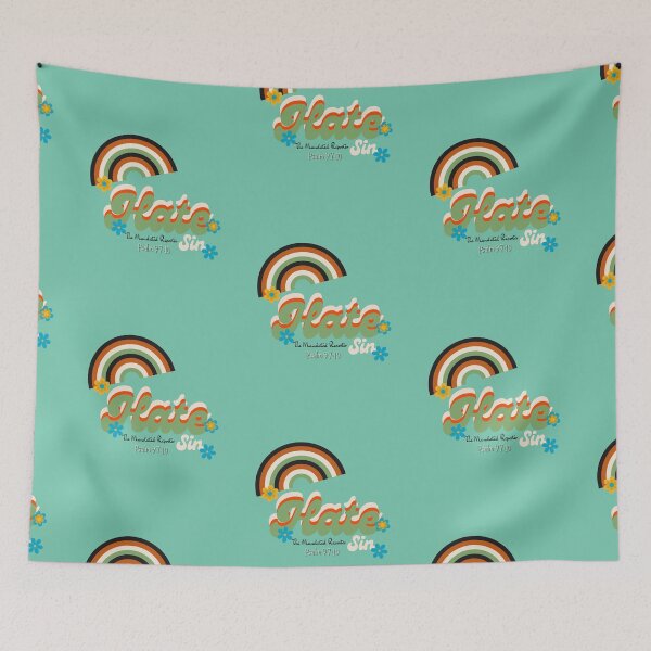Item preview, Hate Sin Psalm 97:10 - Warm Aqua designed and sold by TheReporter1.
