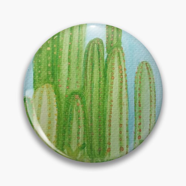Item preview, Organ pipe cactus cluster painted with watercolors designed and sold by SanMould.