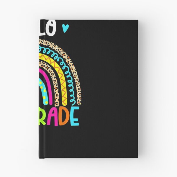 Item preview, Hello 3rd Grade Rainbow Leopard Back To School Teachers Kids  designed and sold by charalphe.