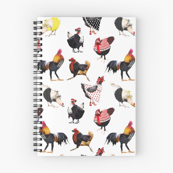 Item preview, Rockabilly chicken pattern  designed and sold by saint-shores.