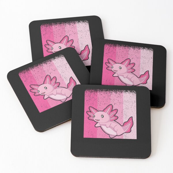 Item preview, Floating Axolotl Kawaii Pink Axolotl designed and sold by eternallygifted.