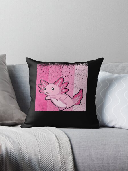 Vista previa del artículo con la obra «Ajolote flotante Kawaii Ajolote rosa», diseñado y vendido por eternallygifted.