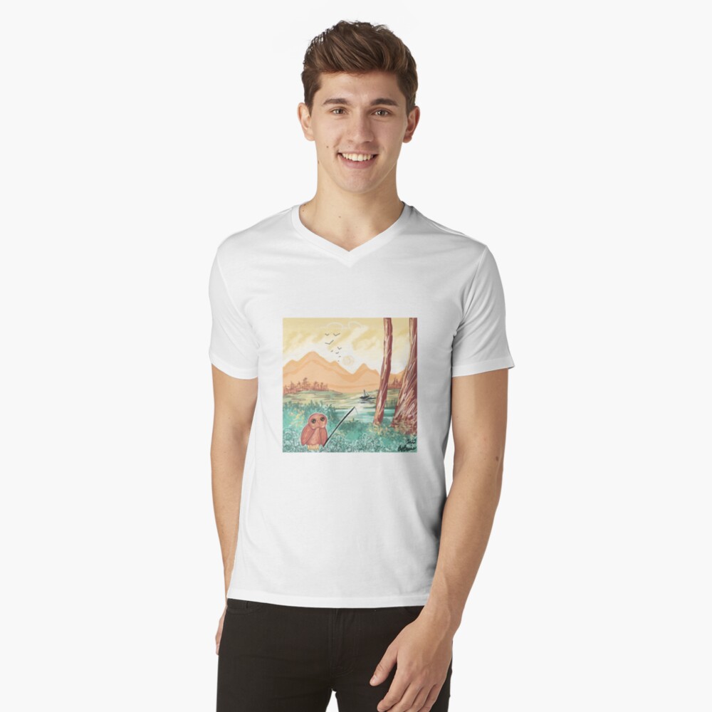 Item preview, V-Neck T-Shirt designed and sold by bevmostic.