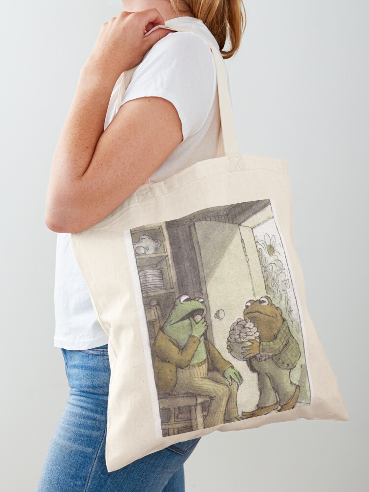 Buy Strong Quality Tote Bag Cottagecore Frog Mushroom Toad Sitting Under  Fungi Witchy Moon Woodland Retro Animal Aesthetic Froggie Online in India -  Etsy