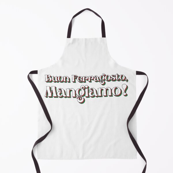 Item preview, Buon Ferragosto Mangiamo! Italian Colors Typography designed and sold by HappyHowler.