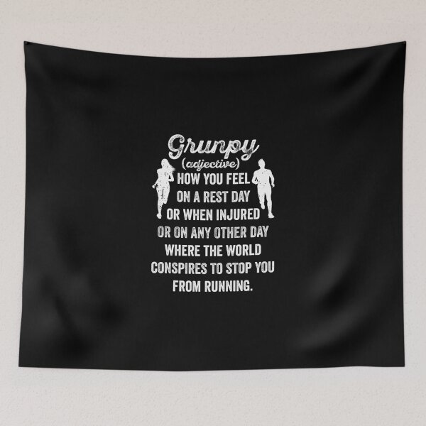 Item preview, Grunpy Run Funny Running 10k Runner Marathon Runner Classic T-Shirt designed and sold by pennysarabb.
