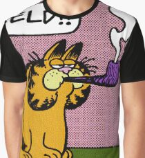 Camiseta gráfica Lasagna Cat