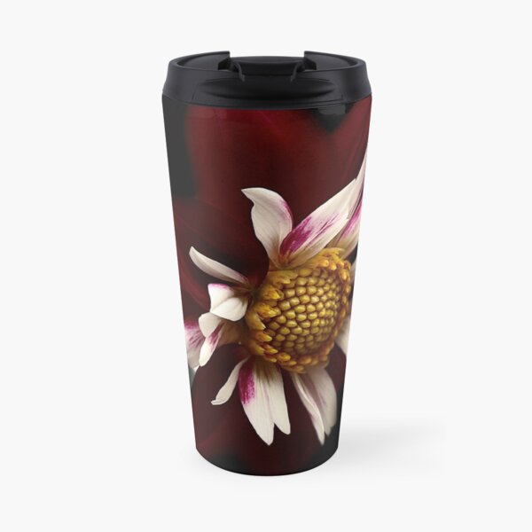 Red Dahlia Travel Coffee Mug