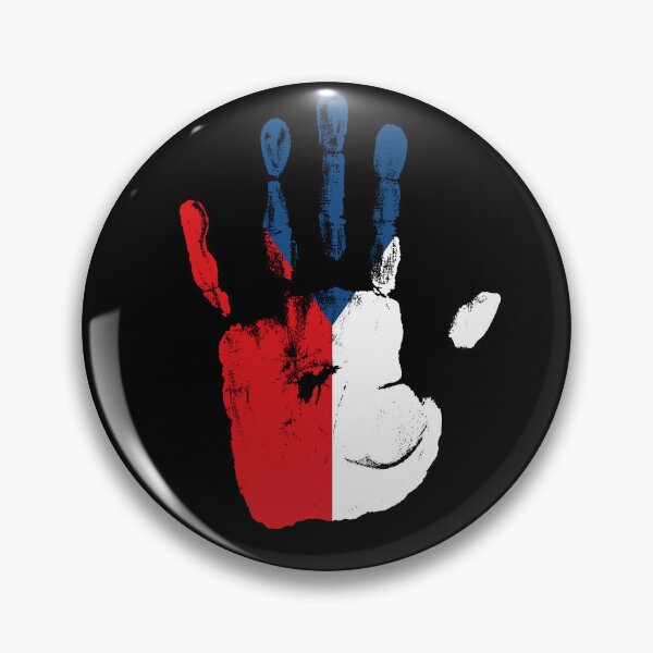 Item preview, Hand Czechia Flag Palm designed and sold by rafaeltto.