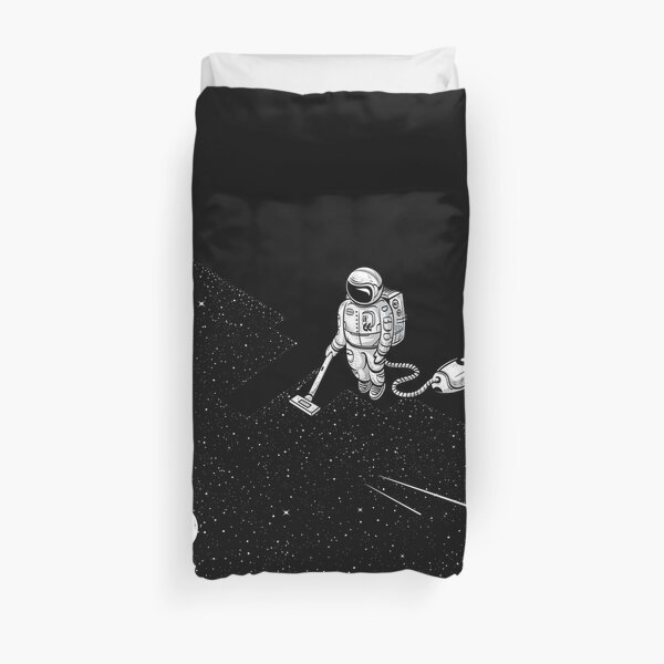 Space Cleaner Duvet Cover