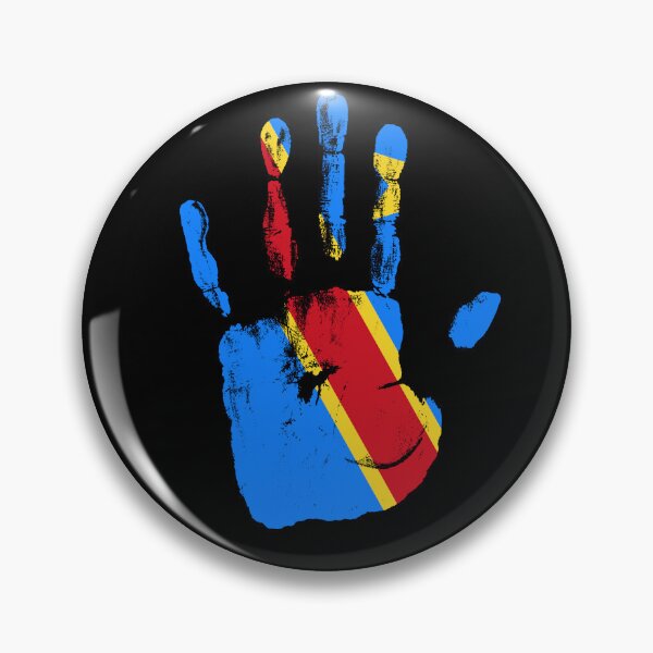 Item preview, Hand Democratic Republic of the Congo Flag Palm designed and sold by rafaeltto.
