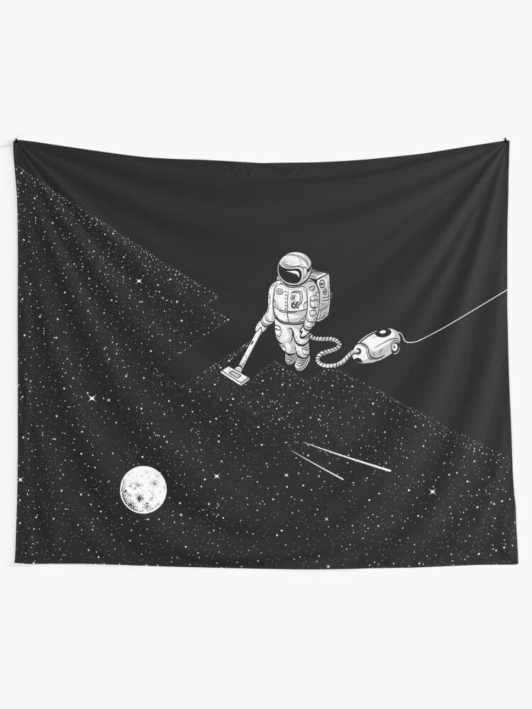 Alternate view of Space Cleaner Tapestry