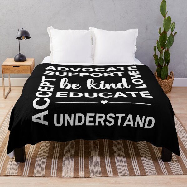 Item preview, Advocate Awareness Be Kind Love Educate Accept Support designed and sold by Comfy Creations.