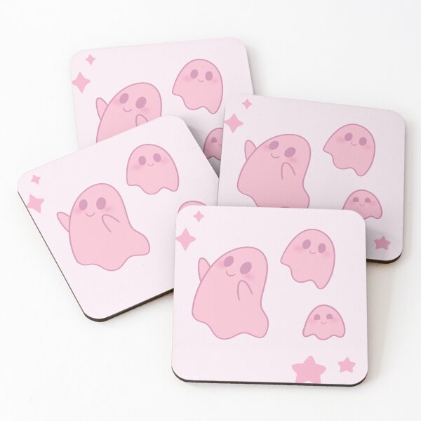 Item preview, Pink Halloween Ghost Trio designed and sold by LadyKorieArt.